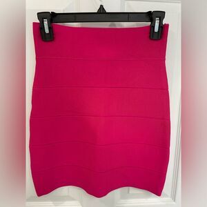 BGBGMaxAzria Azalea Hot Pink Bodycon Bandage Skirt Women’s Size S